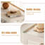 Table d'appoint mobile de style crème