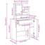Dressing Table with Mirror
