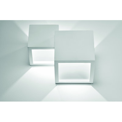 Fifield Gypsum LED Flush Mounted Sconce