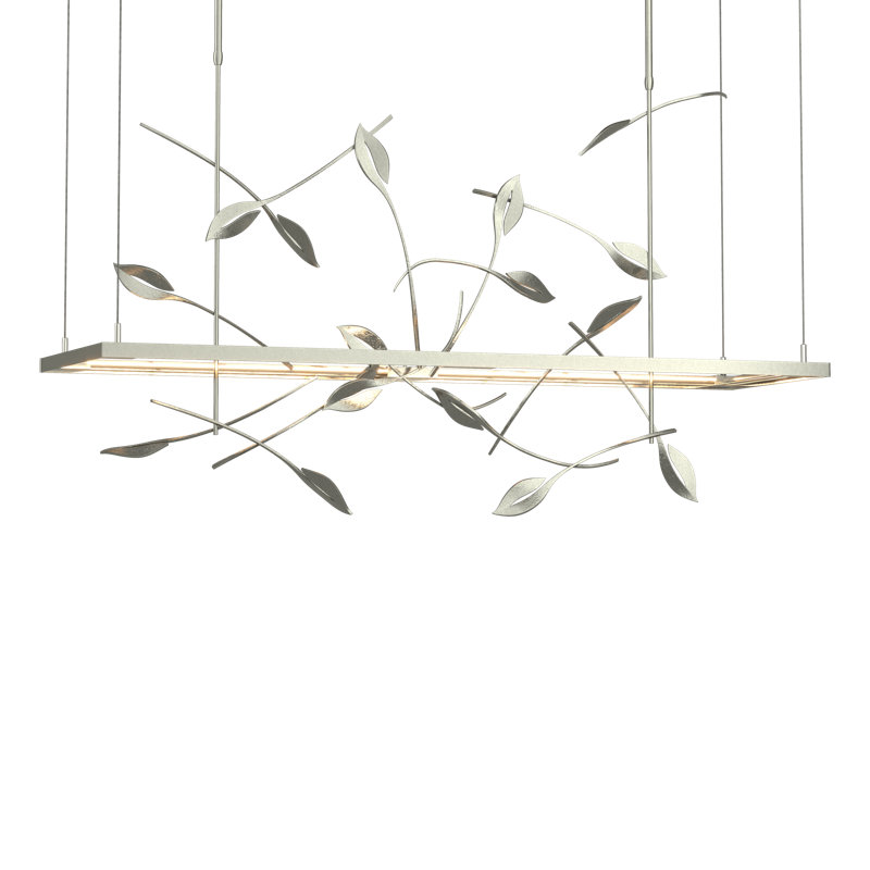 Luminaire suspendu linéaire à DEL Four Seasons, Longueur, Argenté