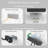 16" Dimmable LED Picture Light,Rechargeable Wall Mount Light with Remote Control,Adjustable Arm Wall Sconce for Gallerym,Hallway-2098013453