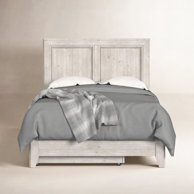 Jemma Solid Wood Panel Bed