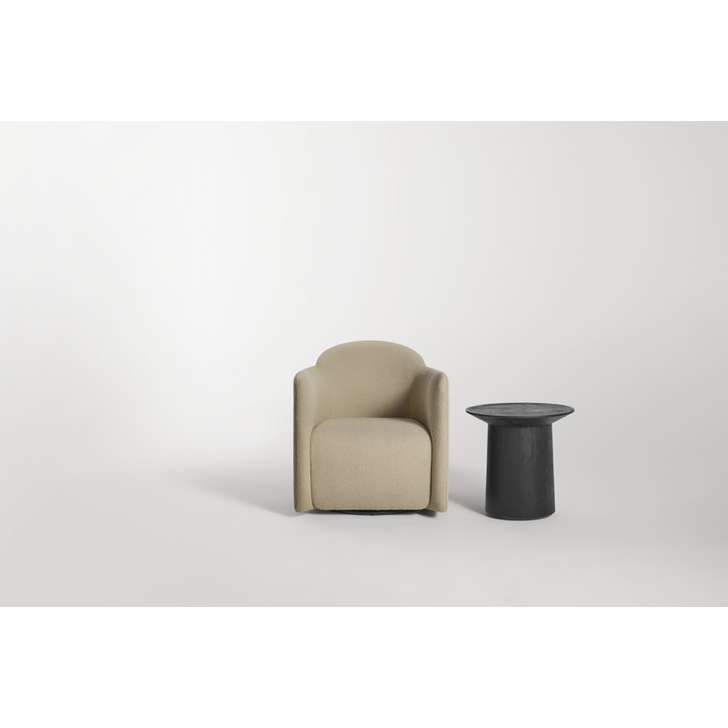 About Face Swivel Armchair, Kelso Camel 100% Polyester