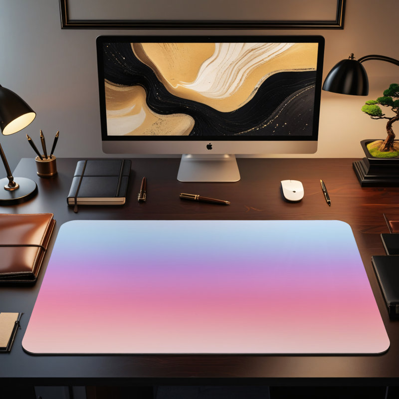 Polyester Desk Pad, 23.6x13.8