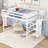 Gugna Full Loft Bed with Storage Wardrobe and Stairs by Harriet Bee-1158353226