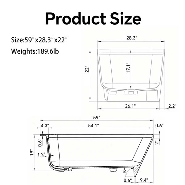 Dimensions du produit