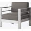 CHAISE CLUB AVEC COUSSIN COMPRIMÉ