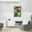 Frida In Henri'S Garden Abstract Flower Landscape Wall Art Print 1 Piece Wrapped Canvas Wall Art-1576139678