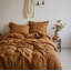 Ensemble de housse de couette 100% lin français naturel (plusieurs tailles et couleurs)-68881085-87618912