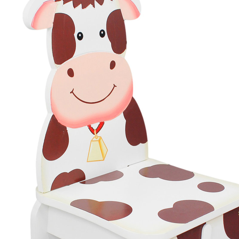 Children's Desk / Activity Chair, Cow