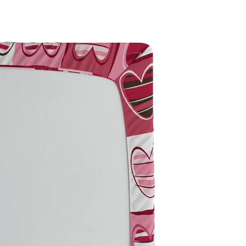 Microfiber Geometric Fitted Sheet, Full Fitted Sheet