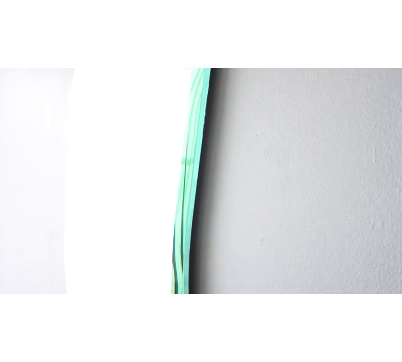 Sophisticated Silver Bevel Wall Mirror by Italian Artisans