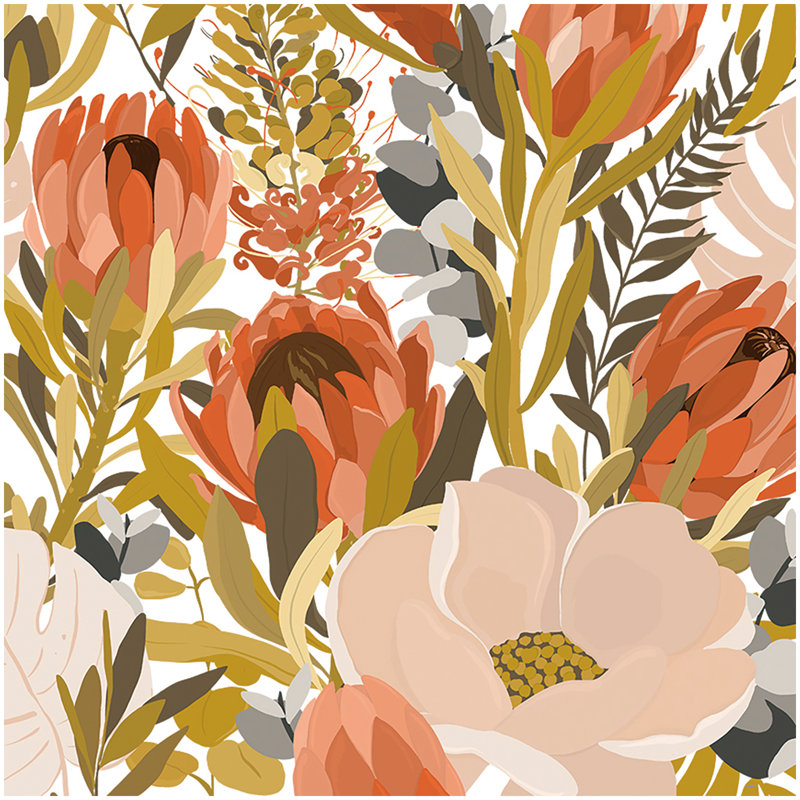 Rouleau floral Mealla