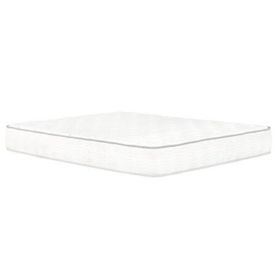 King 9 In. White Pocket Coil Spring Mattress - Relief Technology, Foam For Cushioning, Coils Reducing Motion, High Density Base, Soft Knit Fabric, Us , Edge Support, Compressed & Rolled Convenient