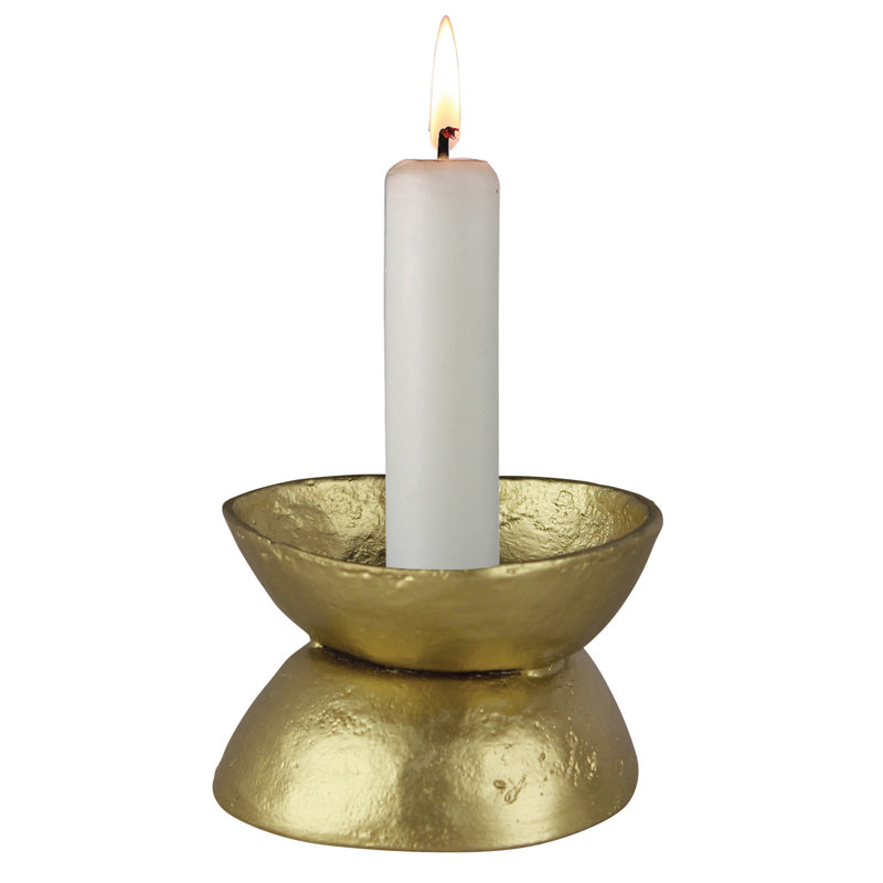 2'' H Metal Tabletop Bowl Candleholder