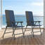 Ensemble de chaises d'extérieur, chaises de jardin à dossier haut, chaises de camping pliantes, ensemble de 2 chaises de patio