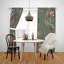 Panneau de rideau floral semi-transparent-61812932