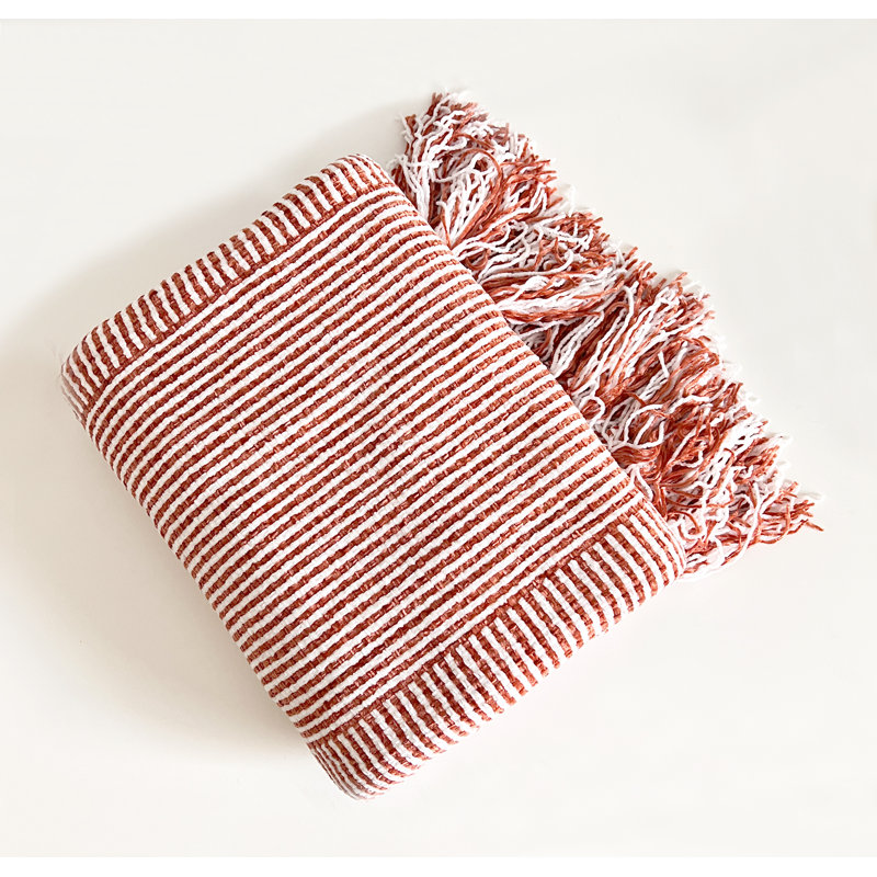  Jeté douillet en chenille, Orange