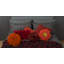 Housse de coussin décorative 3D faite à la main avec pivoine 3D-22037442