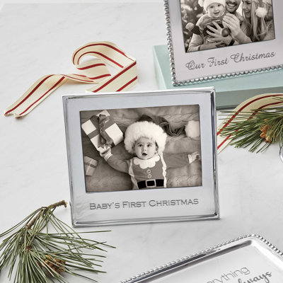 Cadre photo Traditions Baby's First Christmas Signature