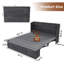 Lit escamotable double avec panneaux pliables-133233762
