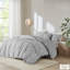 Ensemble d'édredon surdimensionné en coton biologique Dover-254829584-254829590
