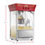 Machine à maïs soufflé de style cinéma avec bouilloire de 225 g - Rouge-134438953