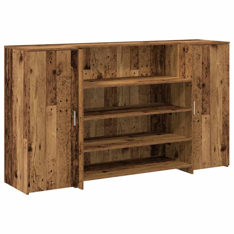 Camariah Standing Desk, Old Wood, 103.5cm H x 180cm W x 50cm D