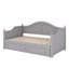 Canapé-lit simple en bois avec lit gigogne escamotable et tiroirs de rangement pratiques-838699547