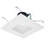 5" Square White Selectable CCT Dimmable LED Recessed Lighting Kit