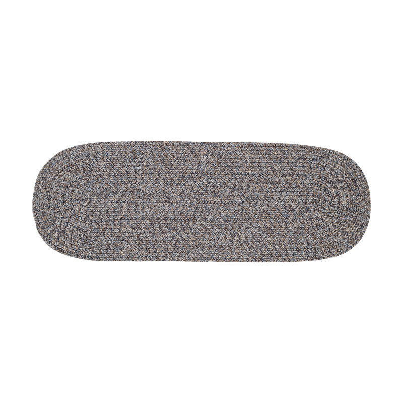 Tapis intérieur / extérieur bleu Seline, Ovale 2 pi x 4 pi