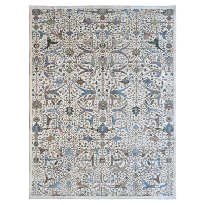 Tapis ivoire New Age New Turkmen