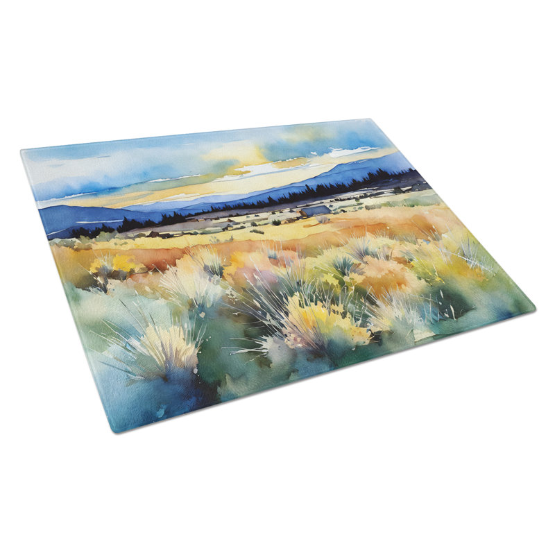 Grande planche à découper en verre à aquarelle Nevada