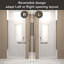 Porte de douche pliante en verre trempé-127317856