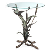 Crane Glass End Table