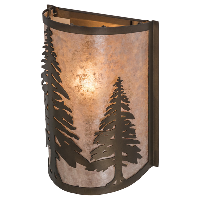 Rustic Lodge 1 - Light Flush Mounted Sconce
