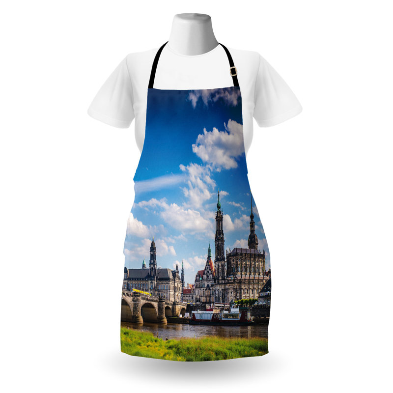 No Pattern Bib Apron