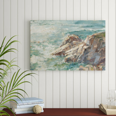 «Impasto Ocean View IV», peinture sur toile