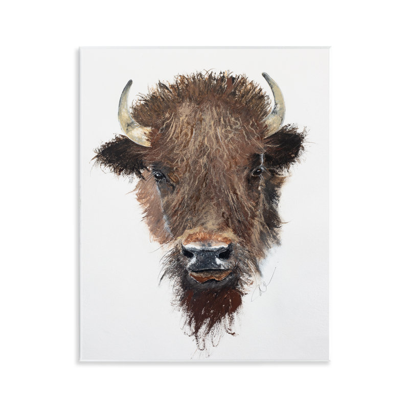 «Western Bison Visage» par Filippo Ioco