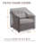 Patio Chair Cover Gray 2pcs(Set of 2)-2033617024