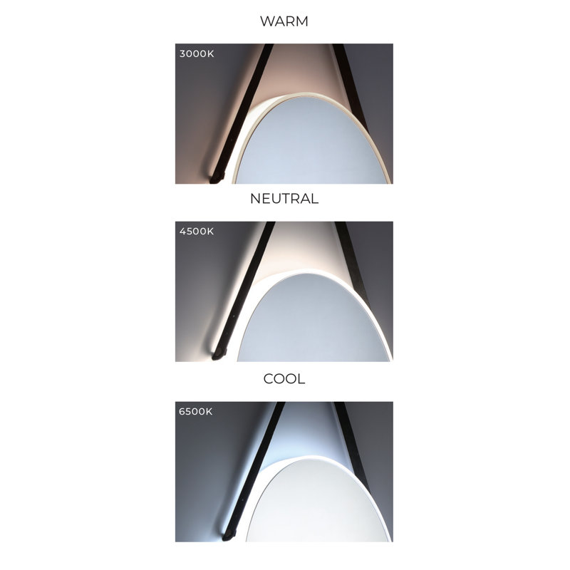 Miroir rond 24 po Salerno