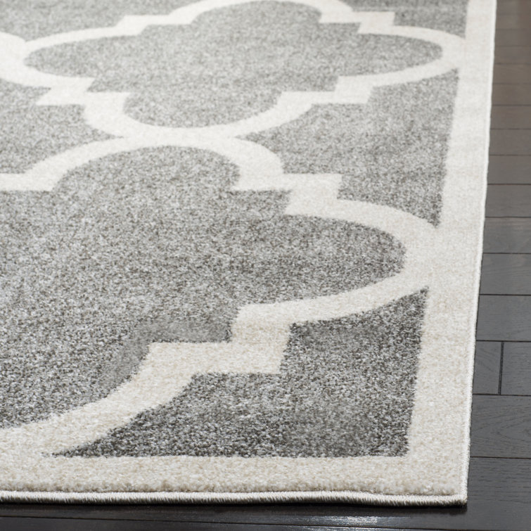 Ammundsen Geometric Dark Gray / Beige Area Rug