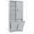Bathroom Storage Cabinet With Doors And Drawers, Tilt-Out Laundry Hamper, Multiple Storage Space, Freestanding Style, Open Shelve, Adjustable Shelf, Gray
