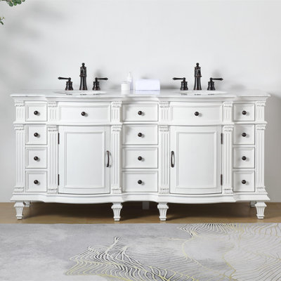 Kehl 72'' Double Bathroom Vanity with Top