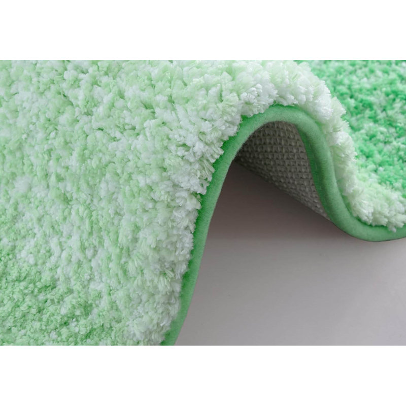 Microfiber Bath Mat, Non-Slipabsorbent Bathroom Mat, Single - 60cm L x 3cm W, Green