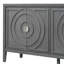 Buffet classique gris pour salle à manger - Complète l'installation avec des tablettes réglables et des portes fonctionnelles personnalisables-358044823