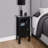 Accent Table, Side, End, Nightstand (Bedside Side Table), Lamp, Storage Laminate, Transitional-1797278962