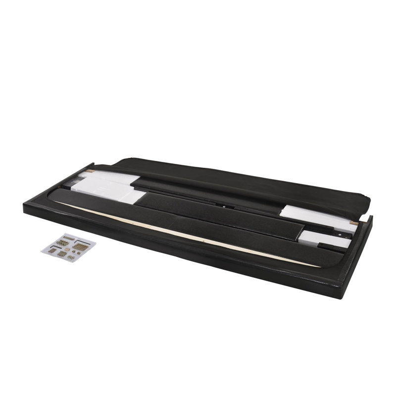 Hazelynn Upholstered Bed, Full, Black
