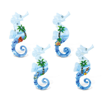 Ensemble d'aimants hippocampe 4 pièces Testerman