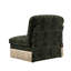 Fauteuil d'appoint sans accoudoirs avec 1 coussin